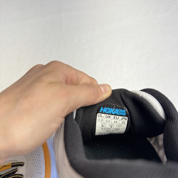 Hoka One One Bondi 7 Nimbus Cloud Radiant Yellow Running Sneakers Size 10 - Picture 10 of 10